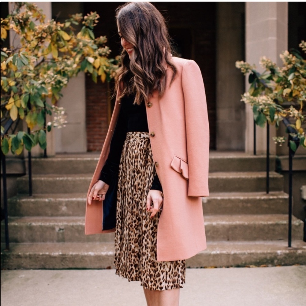 J. Crew Pink Coat in excellent condition 💝 - Picture 2 of 13